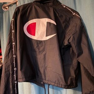Champion vintage cropped track jacket